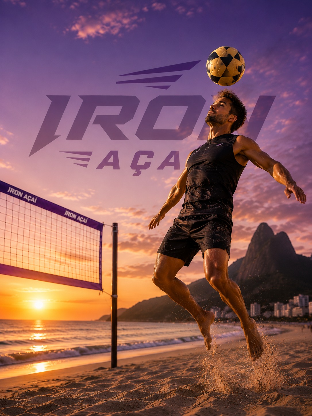 Esporte na Praia com Iron Açaí