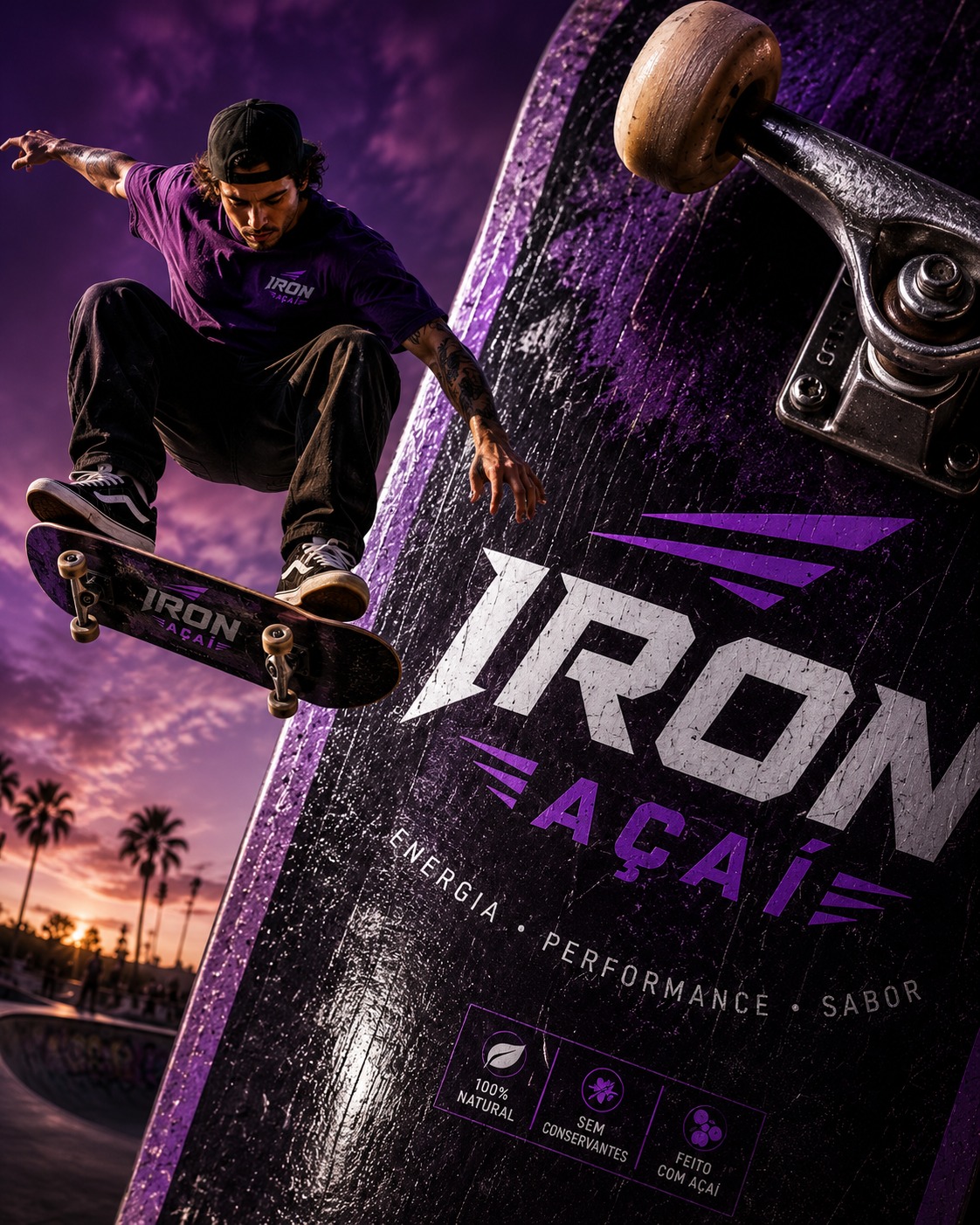 Iron Açaí e Skate